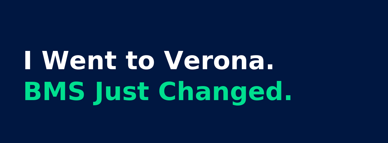 I was in Verona at FINCONNECT 2026.  The BMS industry just changed.