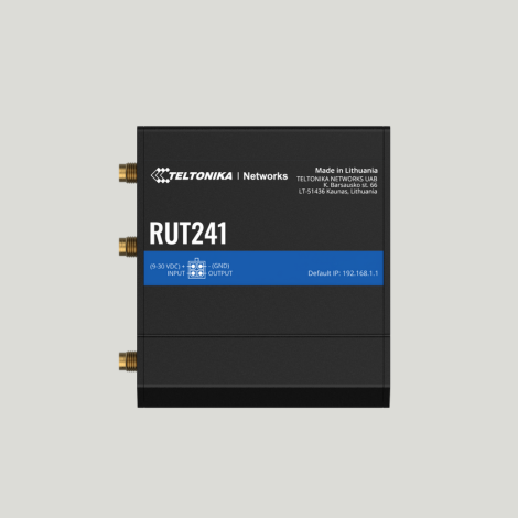 RUT241 IoT/BMS 4G Router with WiFi and 2 Ethernet Ports