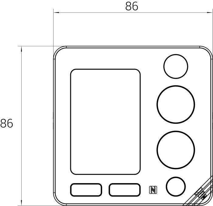 WT401-868M - Wireless Smart Thermostat