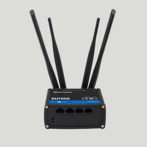 RUT951 IoT/BMS Industrial Dual SIM 4G Router with WiFi and 4 Ethernet ...