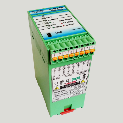 M-Bus signal conversion to ModBus(RS485) up to 10 M-Bus devices — Innon ...